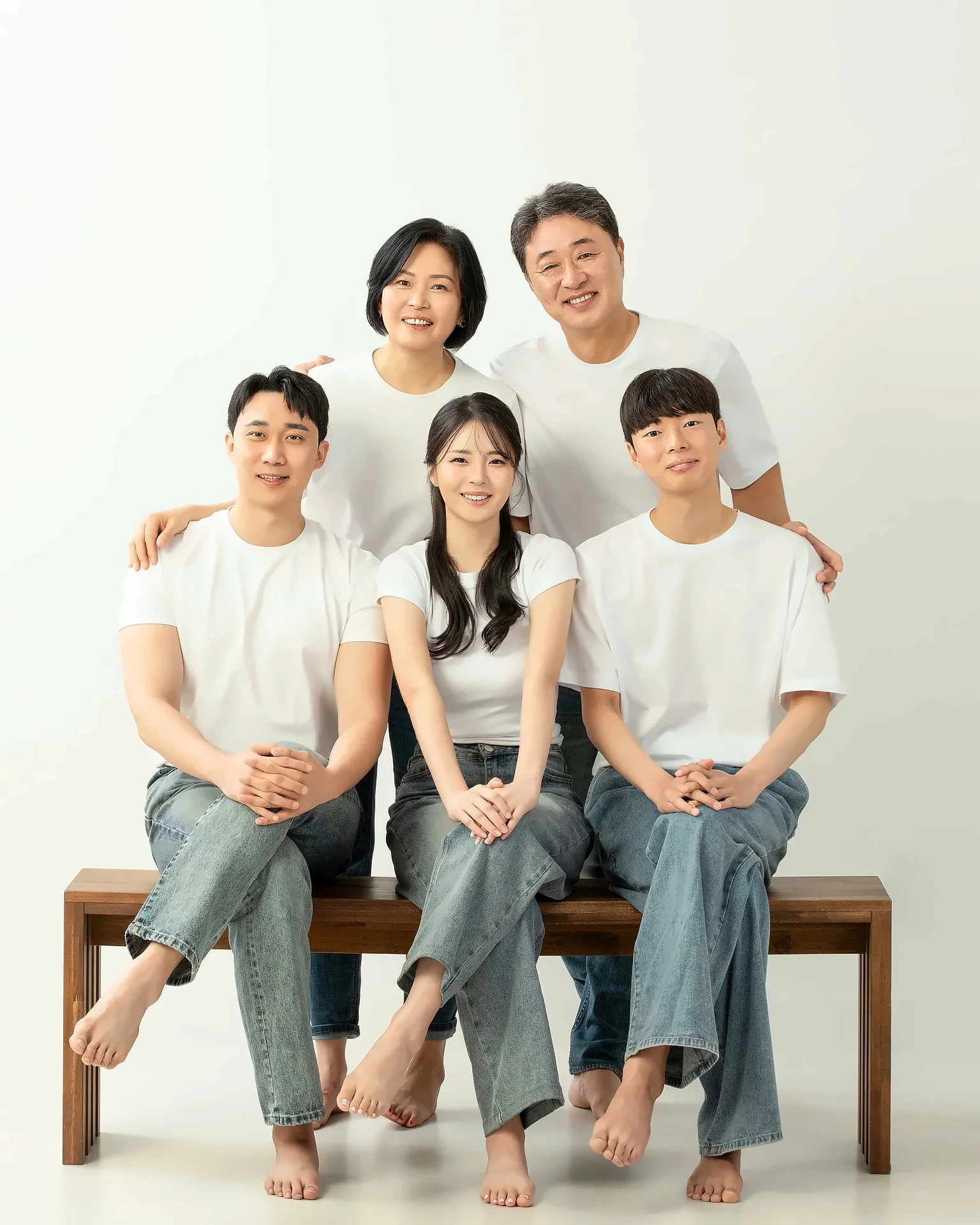 5인 가족사진