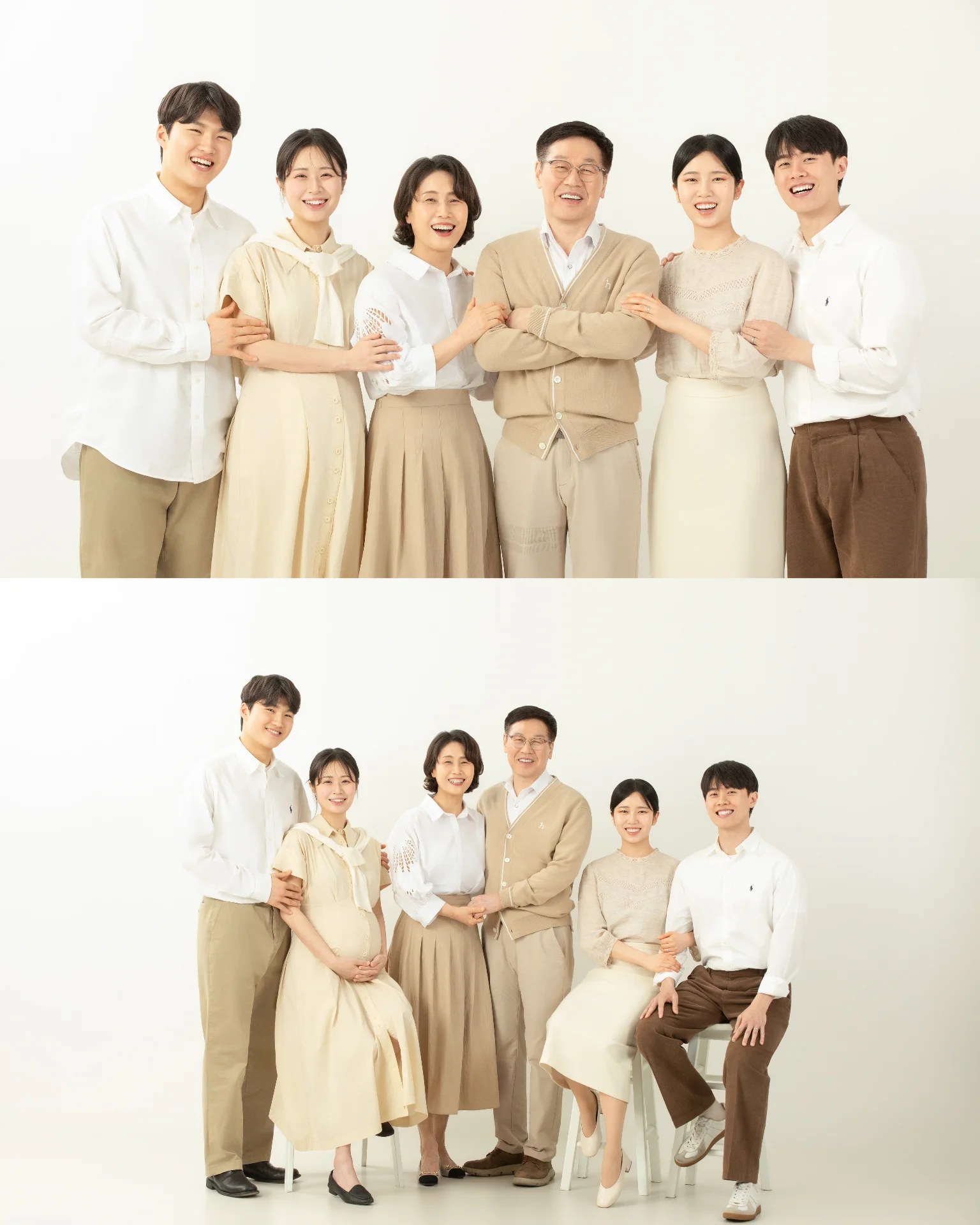 6인 가족사진